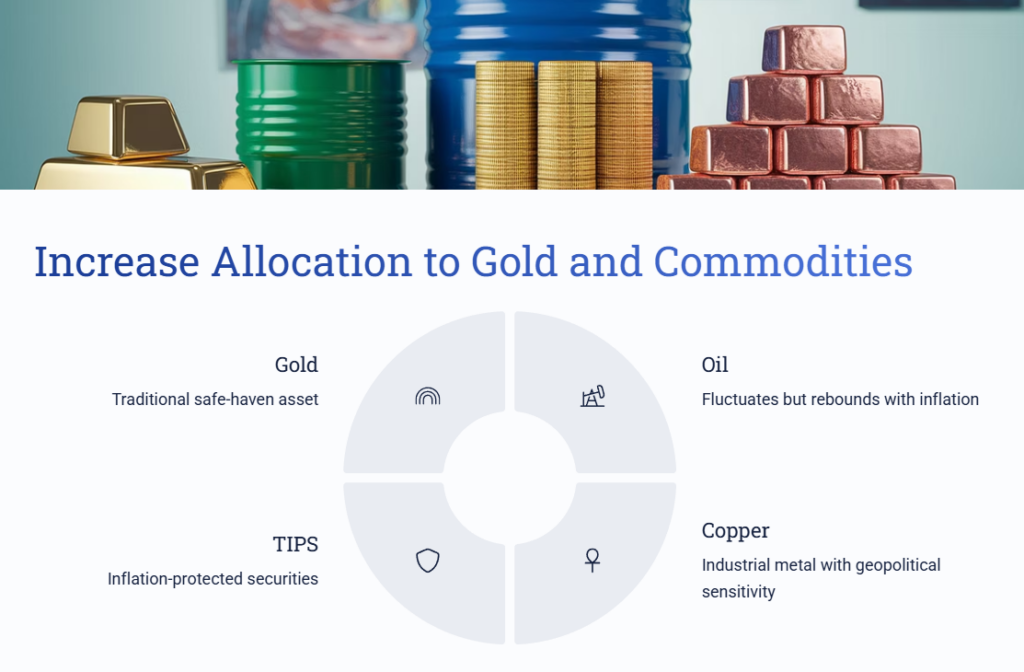 6 Smart Ways to Invest During a U.S.-China Tariff Trade War - 5 6 Smart Ways to Invest During a U.S.-China Tariff Trade War - Increase Allocation to Gold and Commodities