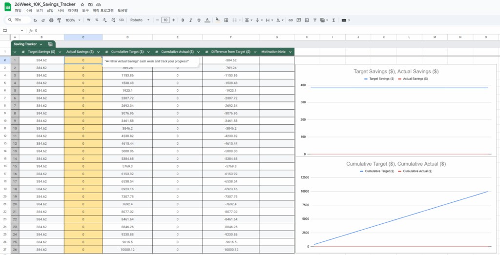 Free 26-Week $10K Savings Tracker: Your Simple Path to Big Goals - 2 Free 26-Week $10K Savings Tracker: Your Simple Path to Big Goals