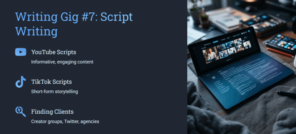 Earn Before Sunrise: 7 Writing Gigs That Pay Before You Start Your Day - 6 7 Writing Gigs You Can Do Before 7AM – Quiet, Remote, and Beginner-Friendly - Scriptwriting
