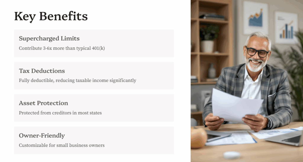 Max Out Retirement Savings: Cash Balance Pension Retirement Plan Contribution Limits Explained - 2 Max Out Retirement Savings: Cash Balance Pension Retirement Plan Contribution Limits Explained - Key Benefits